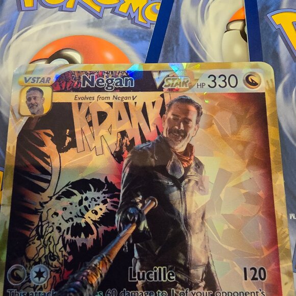 Negan (TWD) Pokemon Card - The Walking Dead - Picture 6 of 8